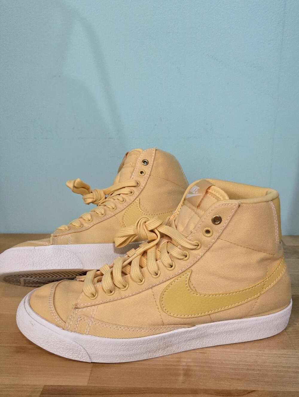 Nike Sneakers -(WMNS) Nike Blazer Mid '77 Canvas 'Topaz Gold' Size 7